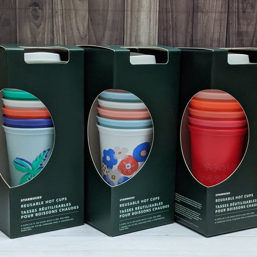 Starbucks Hot Cups Trio- Easter, Tropical, Holiday